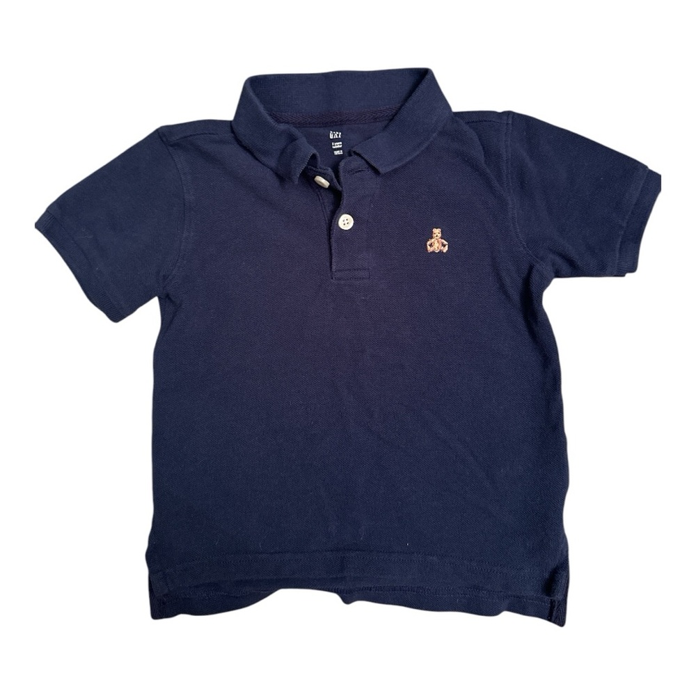 Navy Blue Kids Polo Shirt